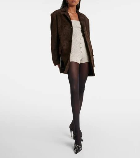 Magda Butrym Knitted linen and cotton bodysuit 2