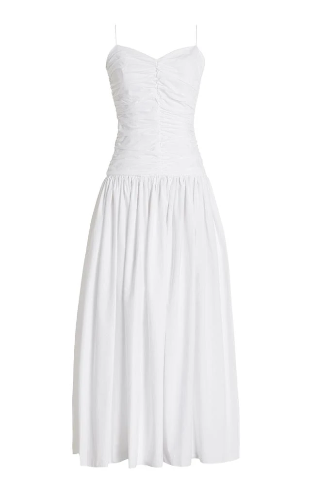 Gathered lace up dress  On Sale Now with Up to 50% Off | Discover  Exclusive Deals & Savings at BeyondStyle  Authentic Matteau women|dresses~~maxi|ready-to-wear  with Limited-Time Discounts, Free Shipping, and Price