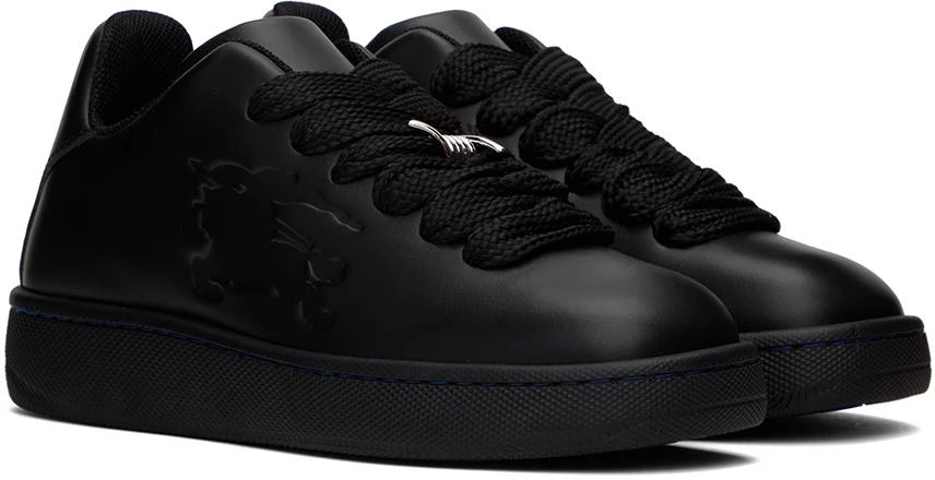 Burberry Black Leather Box Sneakers 4
