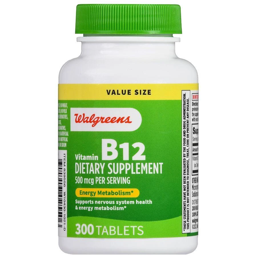 Walgreens Vitamin B12 500 mcg Tablets 2