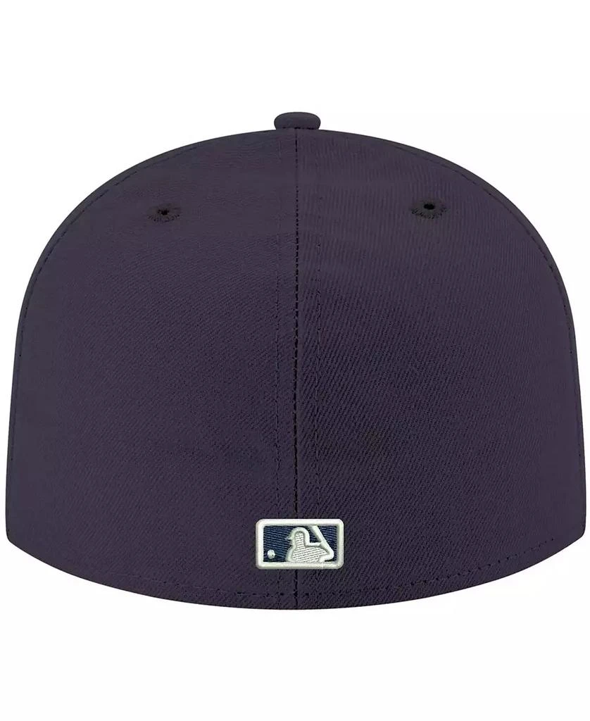 New Era Men's Navy St. Louis Cardinals Logo White 59FIFTY Fitted Hat 4