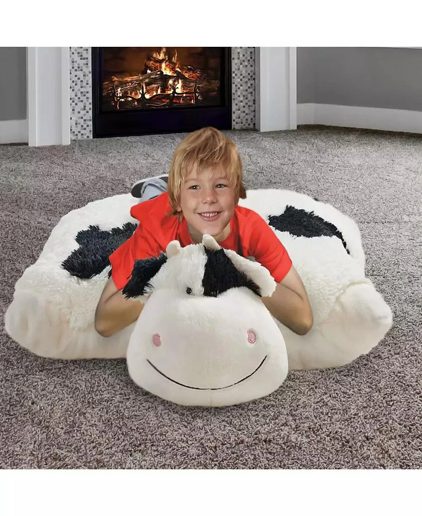 Pillow Pets Signature Jumboz Cozy Cow Oversized Stuffed Animal Plush Toy 4
