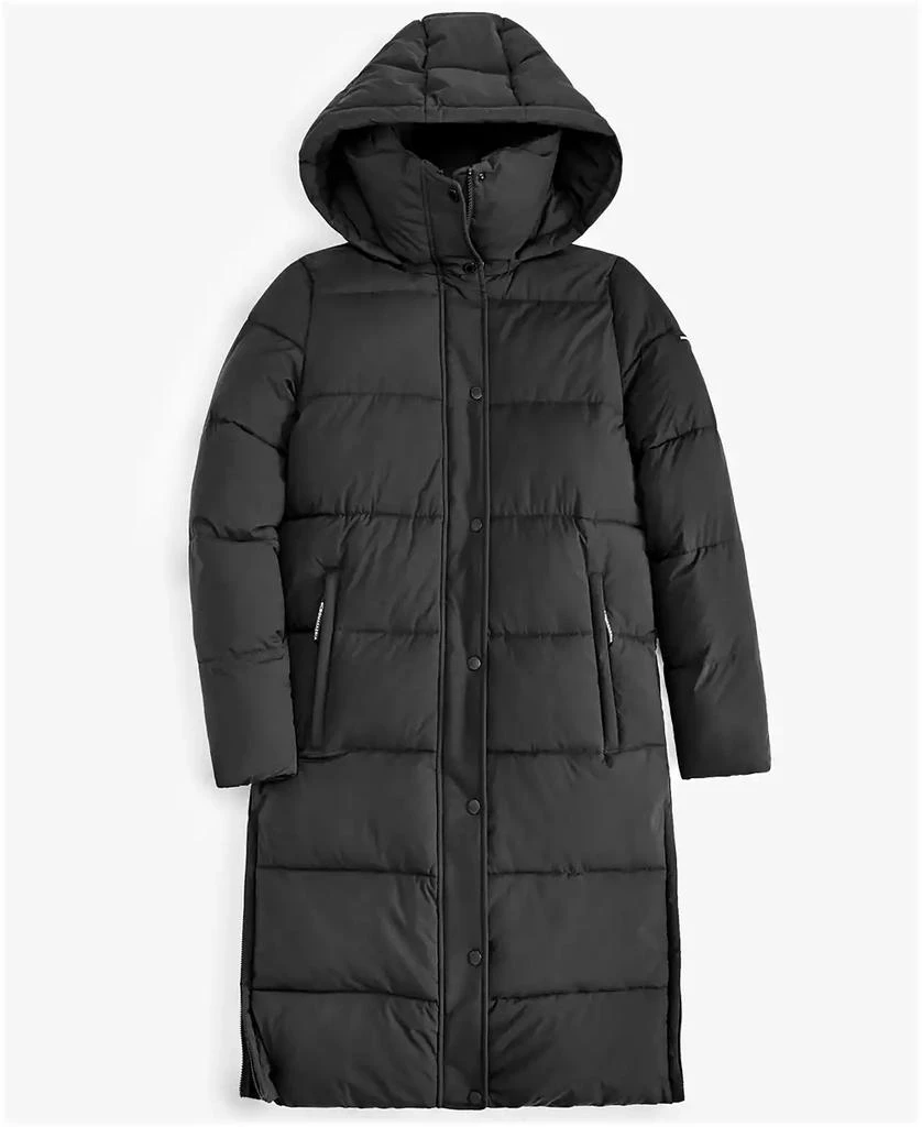 BCBG Women's Hooded Collared Puffer Coat 3