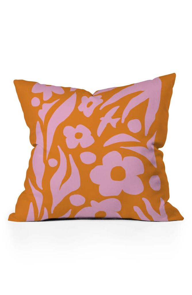 DENY Designs Grace Nature Vibes Outdoor Throw Pillow