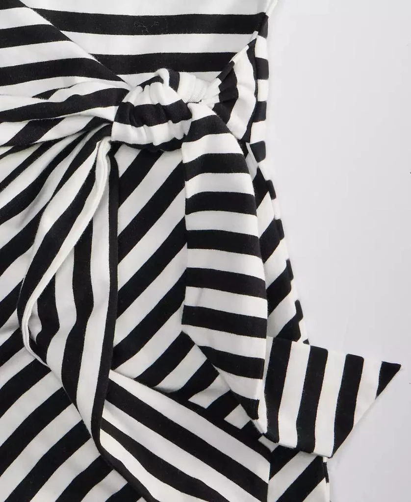 On 34th Women's Striped Tie-Waist Midi Dress, Exclusively at Macy's 6