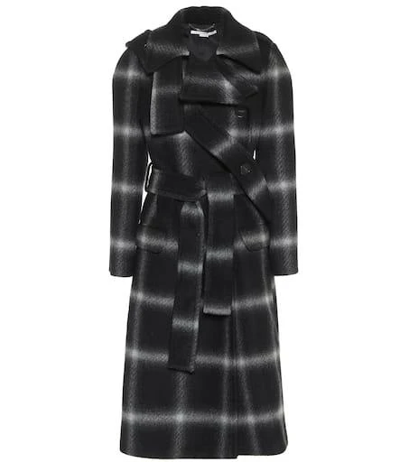 Stella McCartney Checked wool coat 1