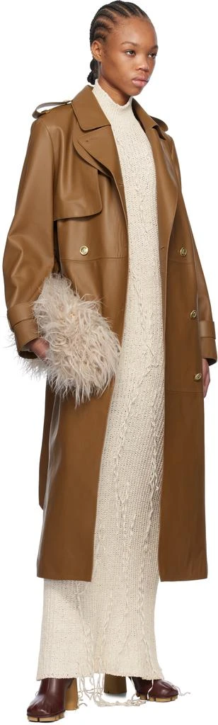 Mackage Tan Gael-V Leather Coat 4