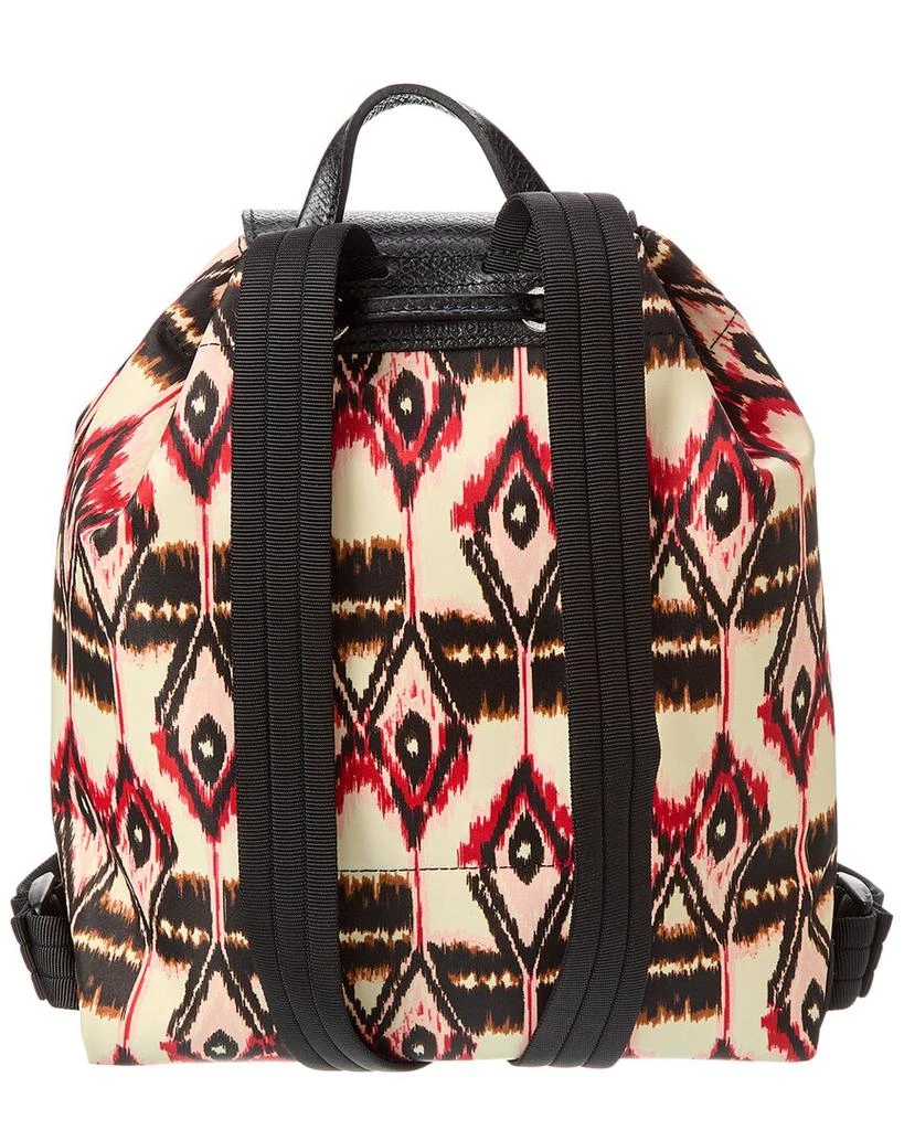 Longchamp Le Pliage Ikat Nylon & Leather Backpack 2