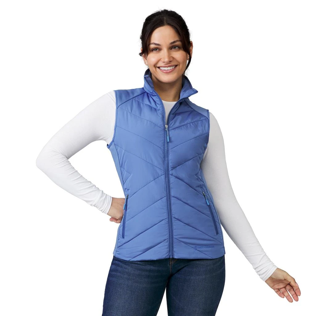 Free Country Women's Quilted Hybrid Vest 8