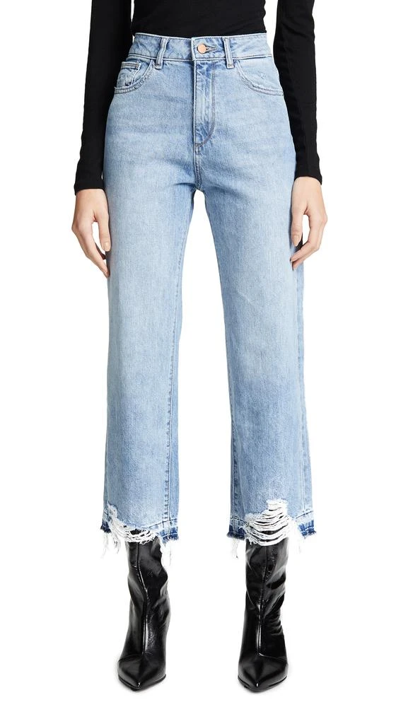 DL1961 Hepburn High Rise Wide Leg Jeans 6