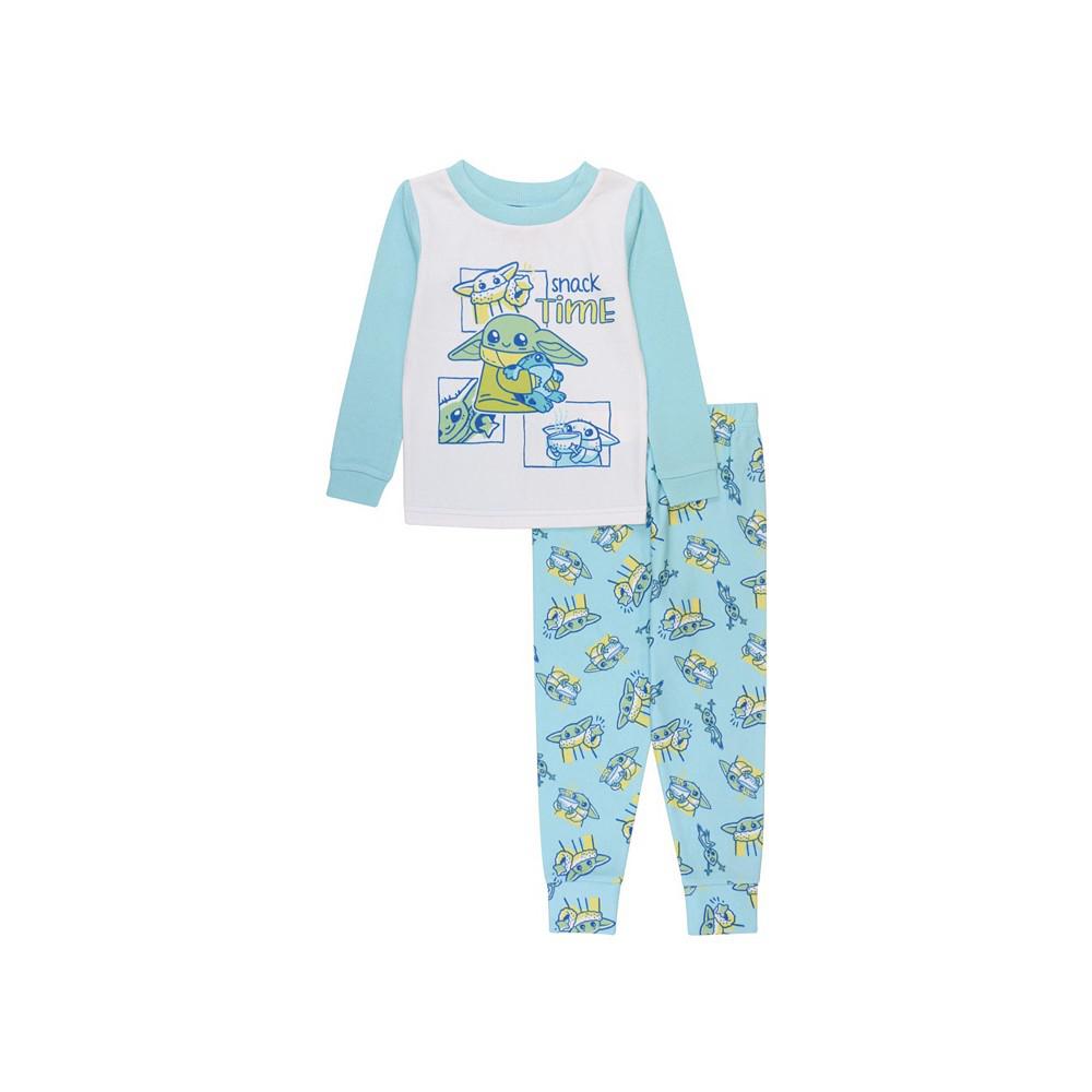 Star Wars Toddler Boys Mandalorian Top and Pajama, 2 Piece Set