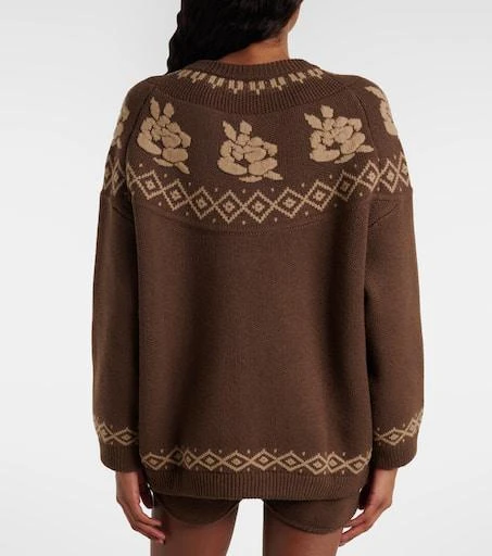 Magda Butrym Fair Isle jacquard wool sweater 6