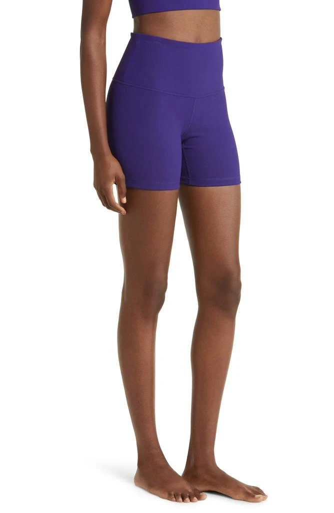 Zella Luxe Rib High Waist Bike Shorts 4