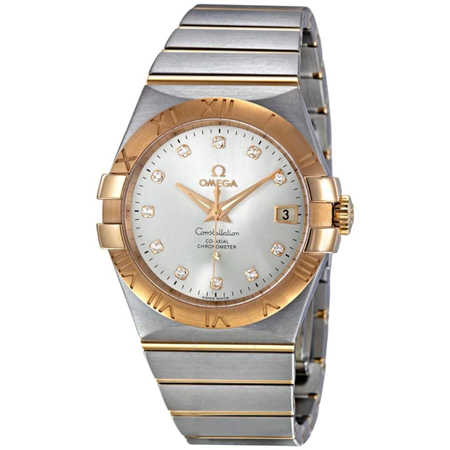 Omega Constellation Chronometer Automatic Silver Dial Watch 123.20.35.20.52.001 1