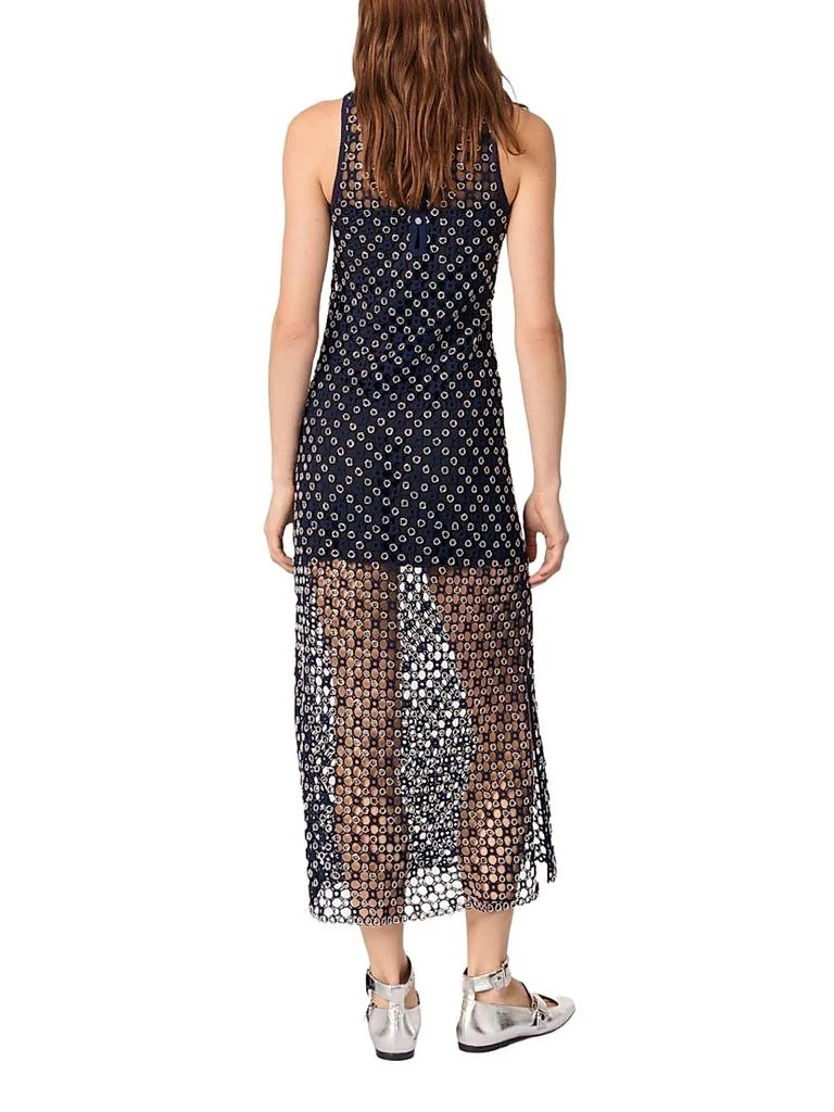 maje beaded crochet maxi dress Ladivine CD290