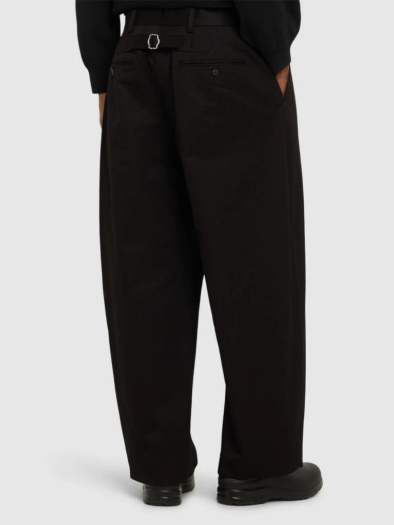 Comme des Garcons Cotton Wide Chino Pants 2