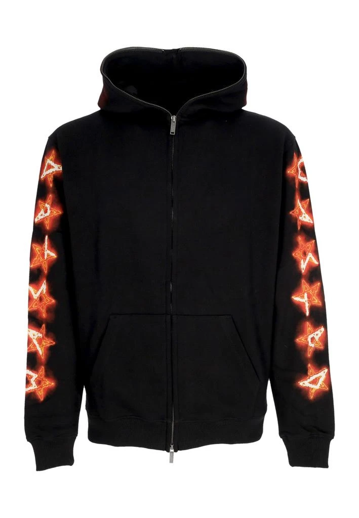 Wasted Paris Men's Zip Hooded Sweatshirt Surt Full Zip Hoodie Black 1
