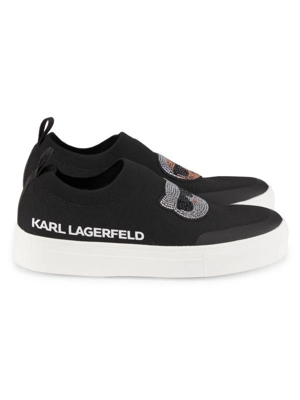 Karl Lagerfeld Paris Clarke Low Top Embellished Slip On Shoes 1