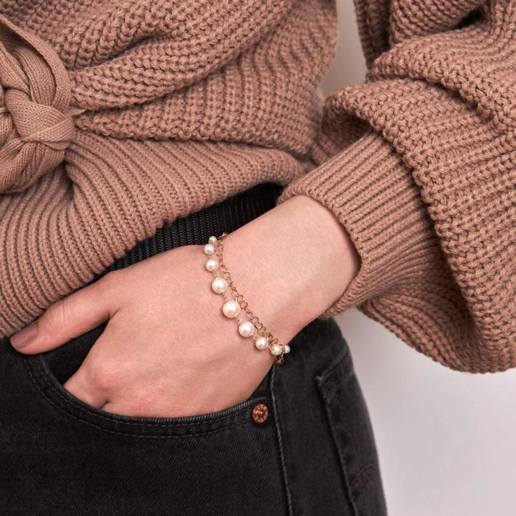 Dinny Hall Signature creamy white freshwater pearl bracelet 4