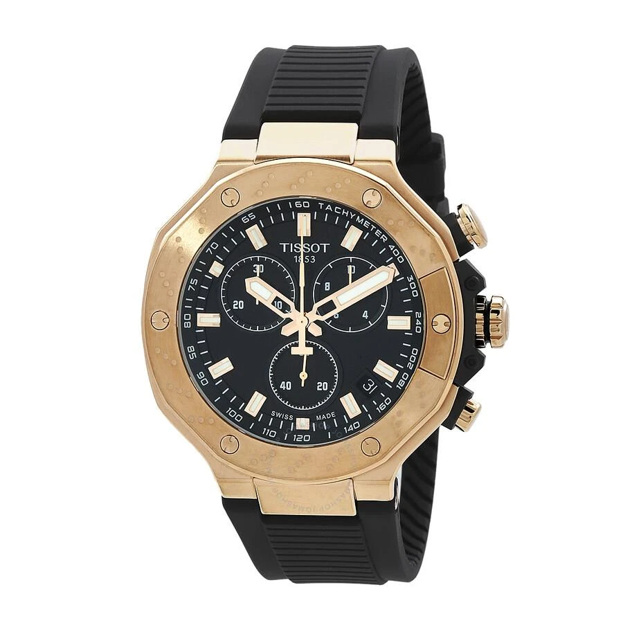 Tissot T-Race Chronograph Quartz Black Dial Men's Watch T141.417.37.051.00 1