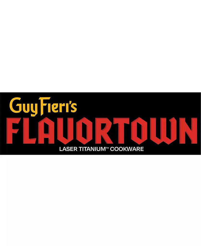 Guy Fieri Flavortown Hard-Anodized Laser Titanium Aluminum 10" Frying Pan 8