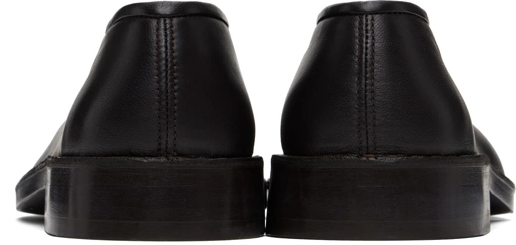 Lemaire Brown Flat Piped Loafers 2