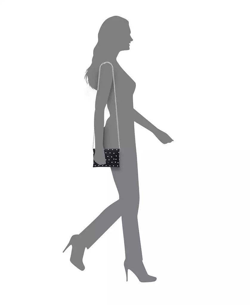 Nina Imitation Pearl/Crystal Adorned Square Envelope Clutch 6