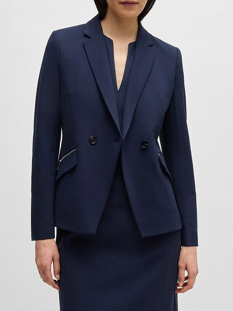 Hugo Boss Slim-Fit Blazer with Zipped Pockets 3