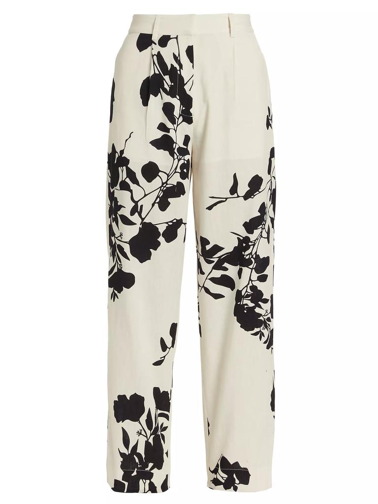 Carolina K Zai Floral Cotton Pants