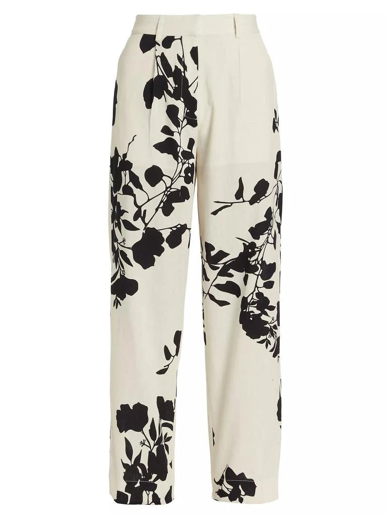 Carolina K Zai Floral Cotton Pants 1