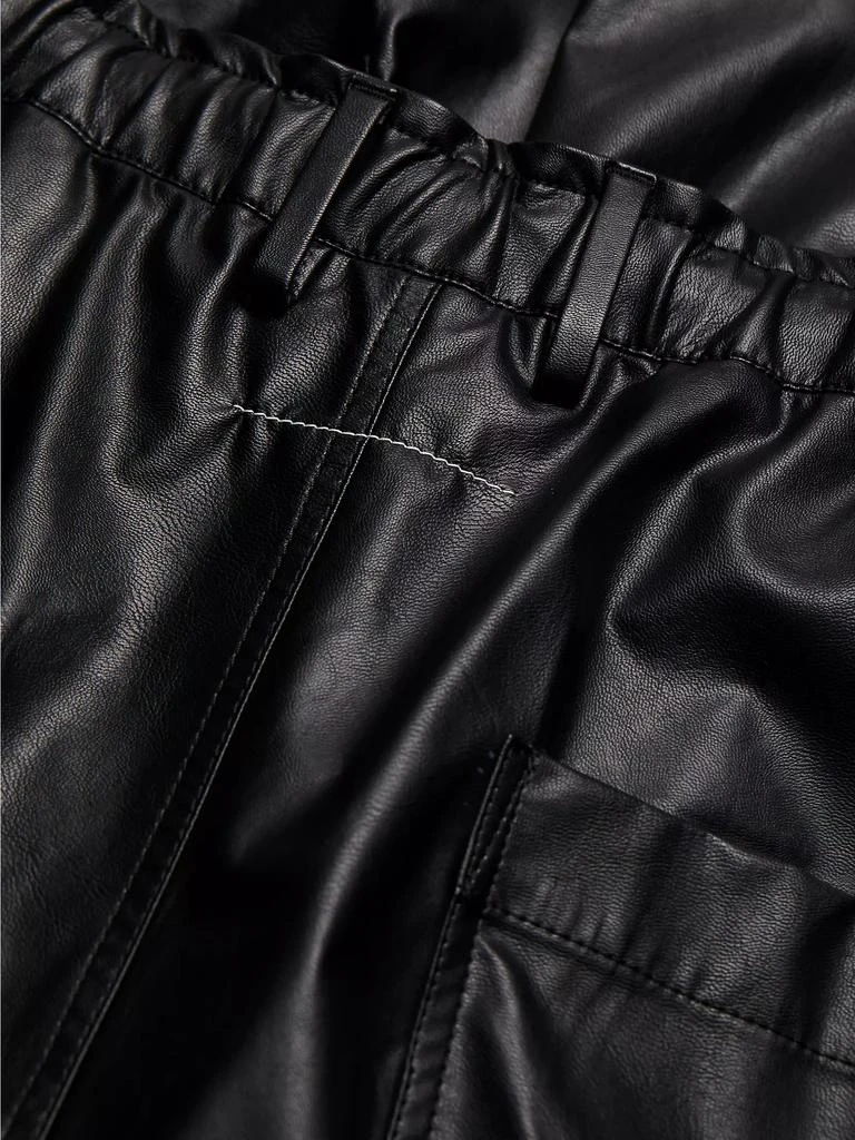 MM6 Faux Leather Parachute Pants 7