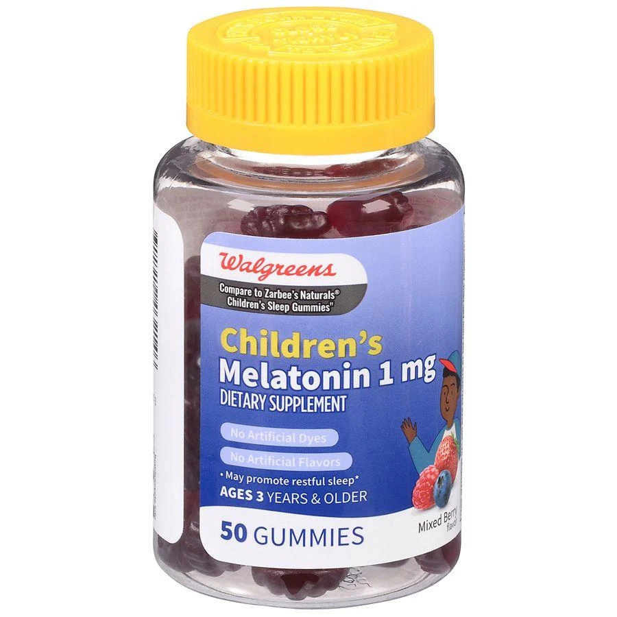 Walgreens Children's Melatonin 1 mg Gummies Mixed Berry 2