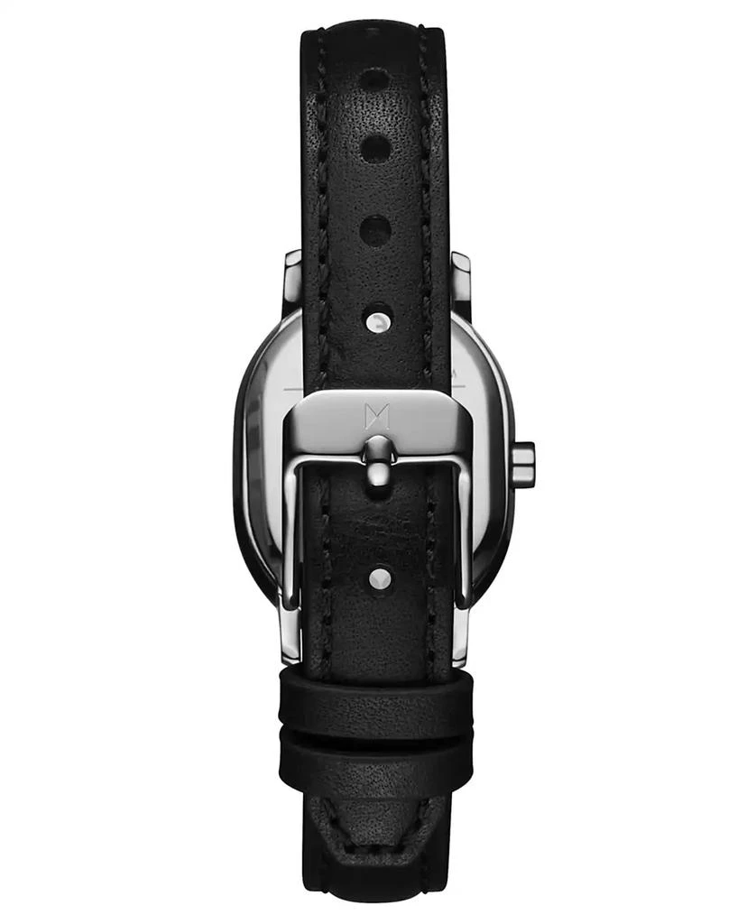 MVMT Women's Carmel Oval Black Calfskin Leather Strap Watch, 25mm 3