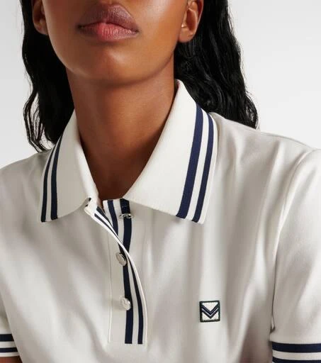 Tory Sport Cotton-blend piqué polo shirt 4