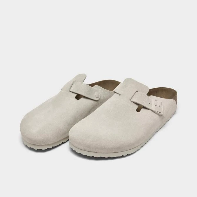 BIRKENSTOCK Men's Birkenstock Boston Suede Leather Birko-Flor Clogs 3