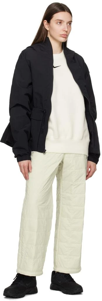 NIKE Off-White Quilted Trousers 4