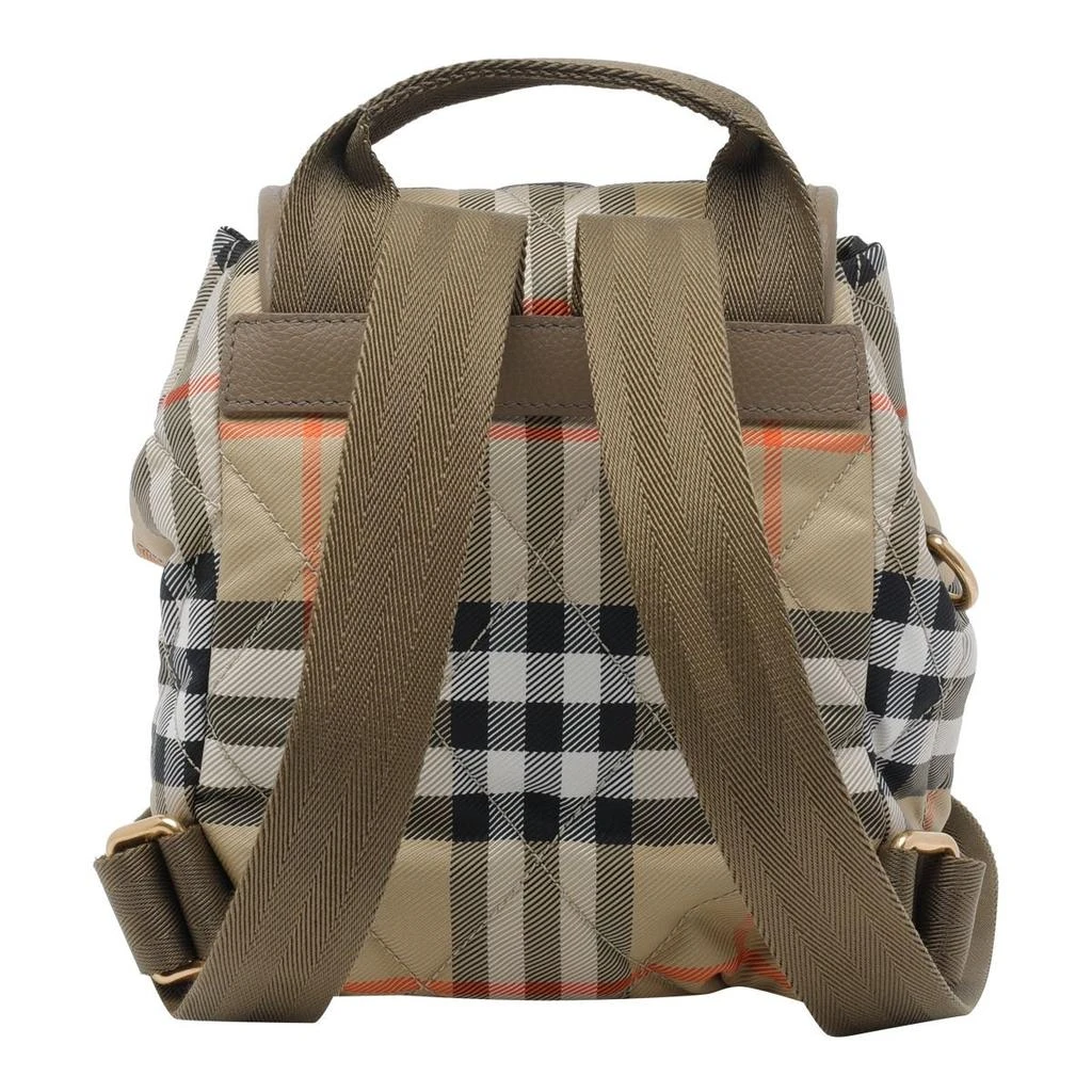 Burberry Burberry Logo Patch Checked Quilted Backpack 2