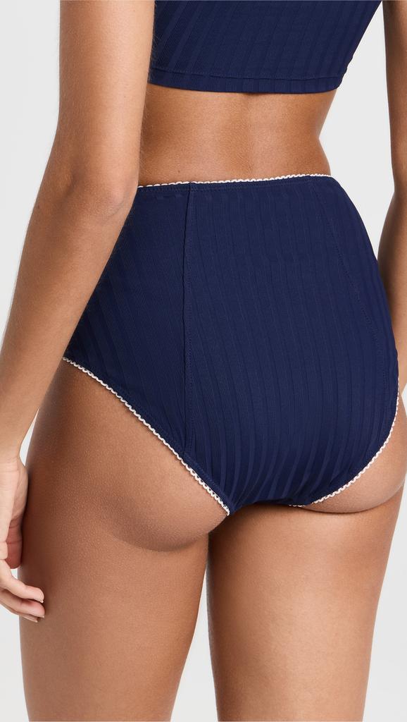 STAUD Brenton High Rise Bikini Bottoms