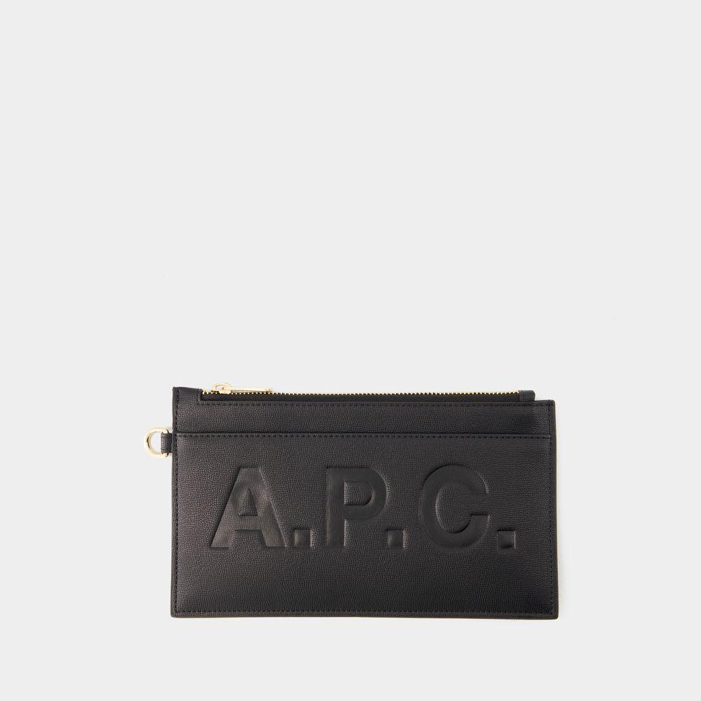 A.P.C|CLUTCHES (Document Market Clutch Bag (PUABL M6356 A.P.C. MARKET CLUTCHE - Handbags - BeyondStyle
