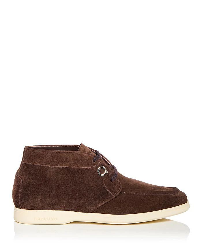 Salvatore Ferragamo Men's Cervia Gancini Chukka Boots 4