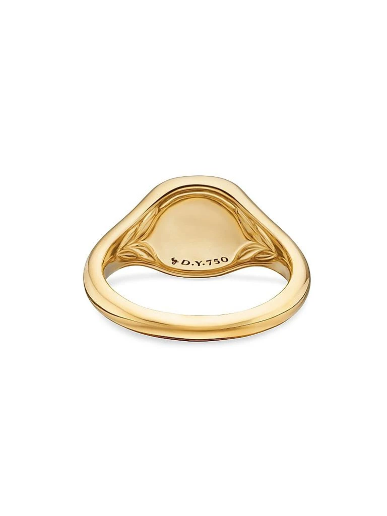 David Yurman Cable Collectibles Compass Pinky Ring in 18K Yellow Gold 6