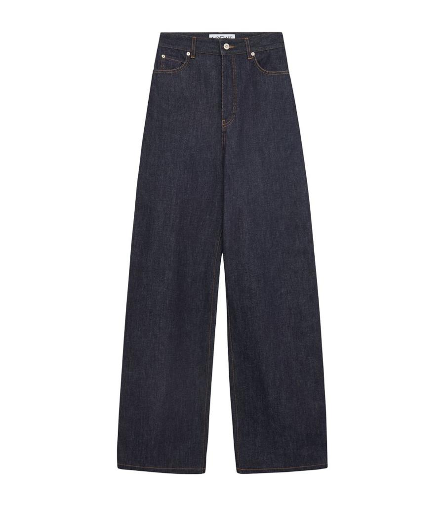 LOEWE High-Waist Wide-Leg Jeans