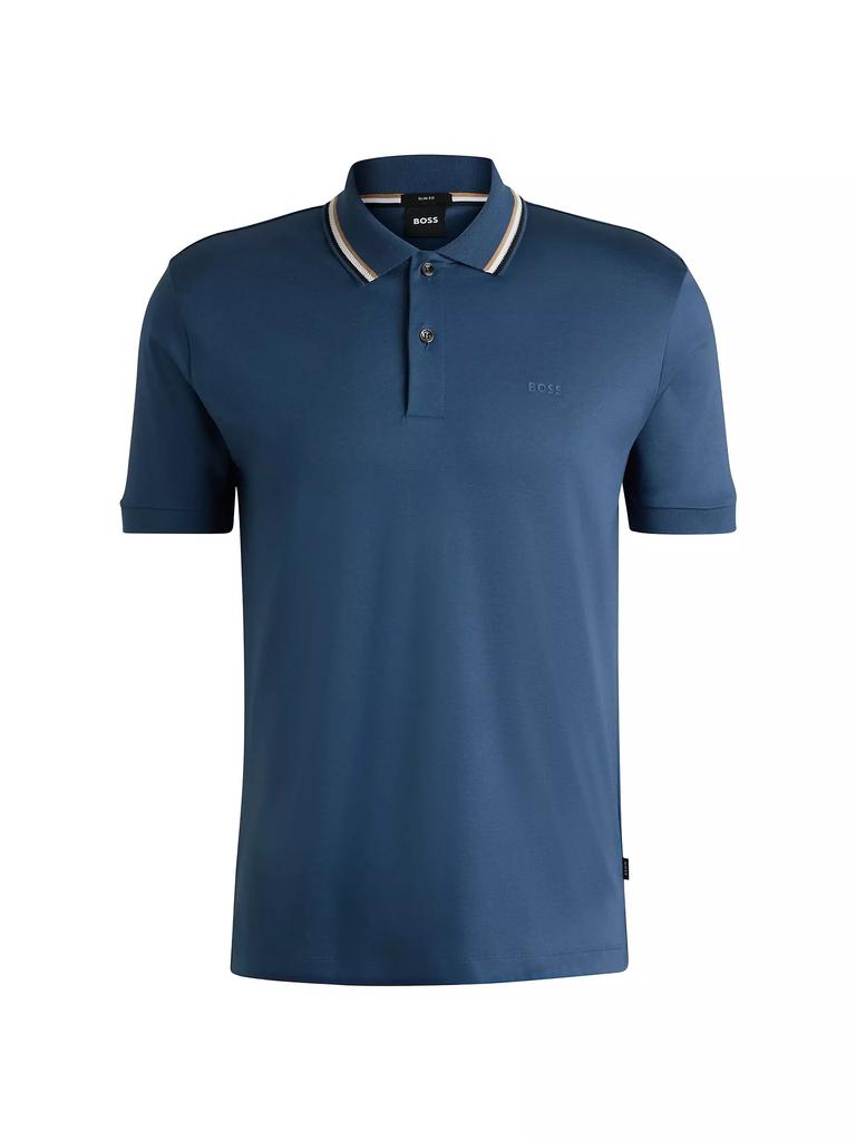 Tシャツ・カットソー Hugo Boss SS25 POLO WITH LOGO PATCH (50507803 10256683446) Hugo Boss Boss Hugo Boss Logo Patch Short Sleeved Polo Shirt