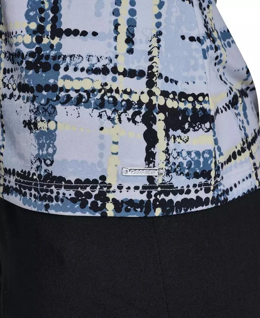 Calvin Klein Petite Printed V-Neck Sleeveless Top 7