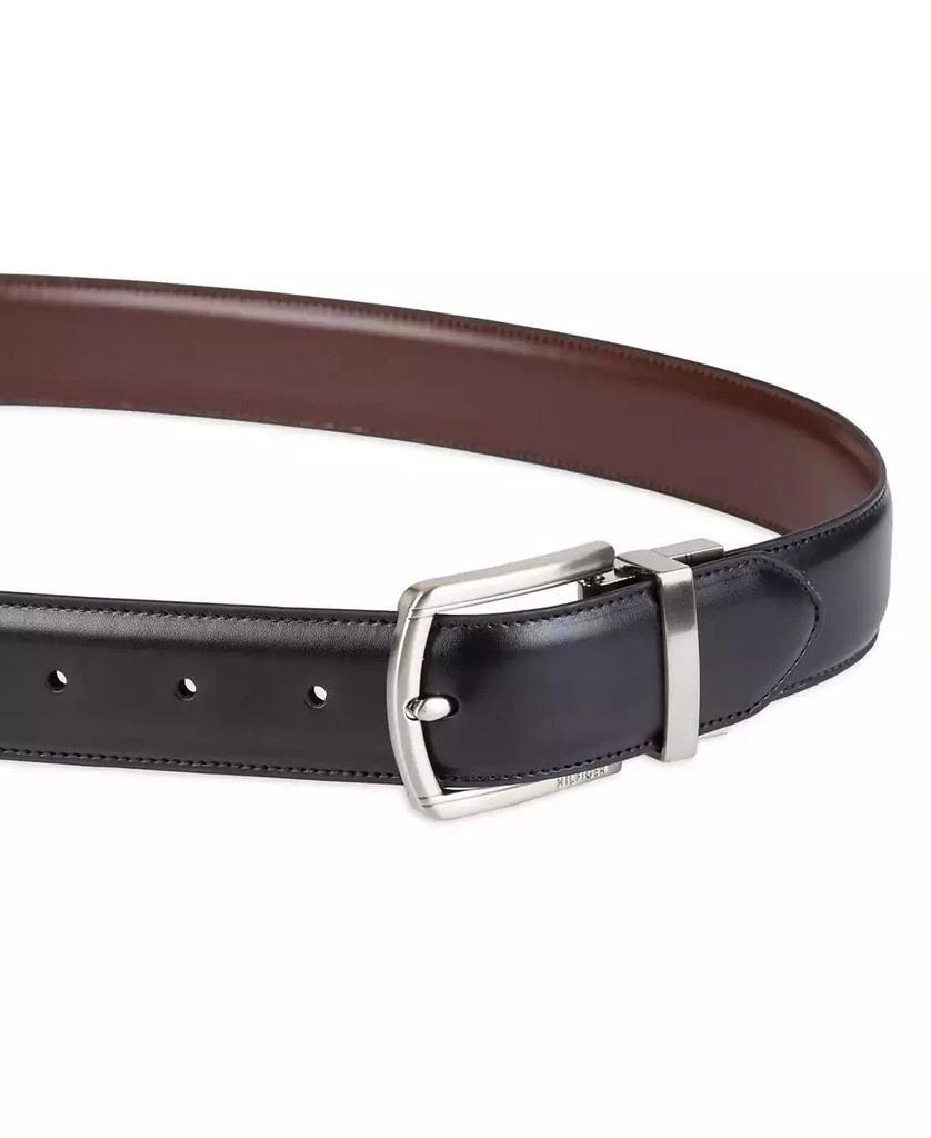 Tommy Hilfiger Men's Reversible Textured Stretch Casual Belt, Created for Macy's 4