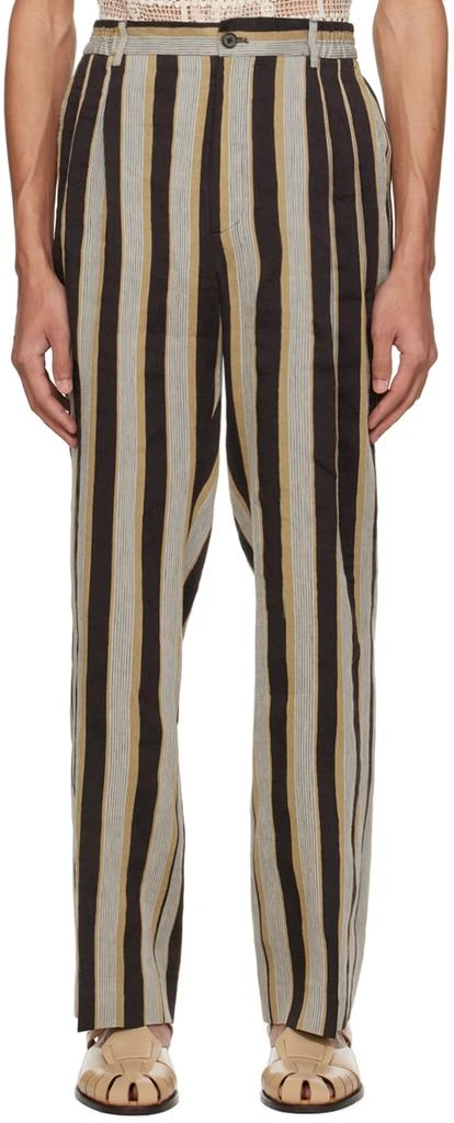 CMMN SWDN Brown Jesse Trousers 1