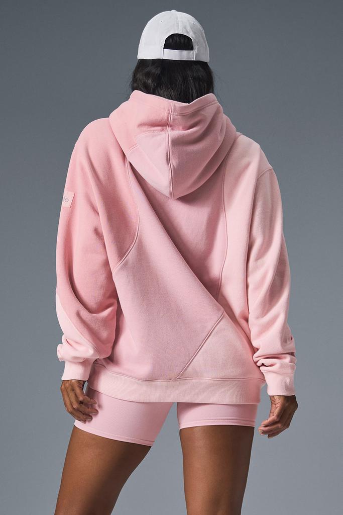 Alo Make Waves Hoodie - Sunset Pink Tonal