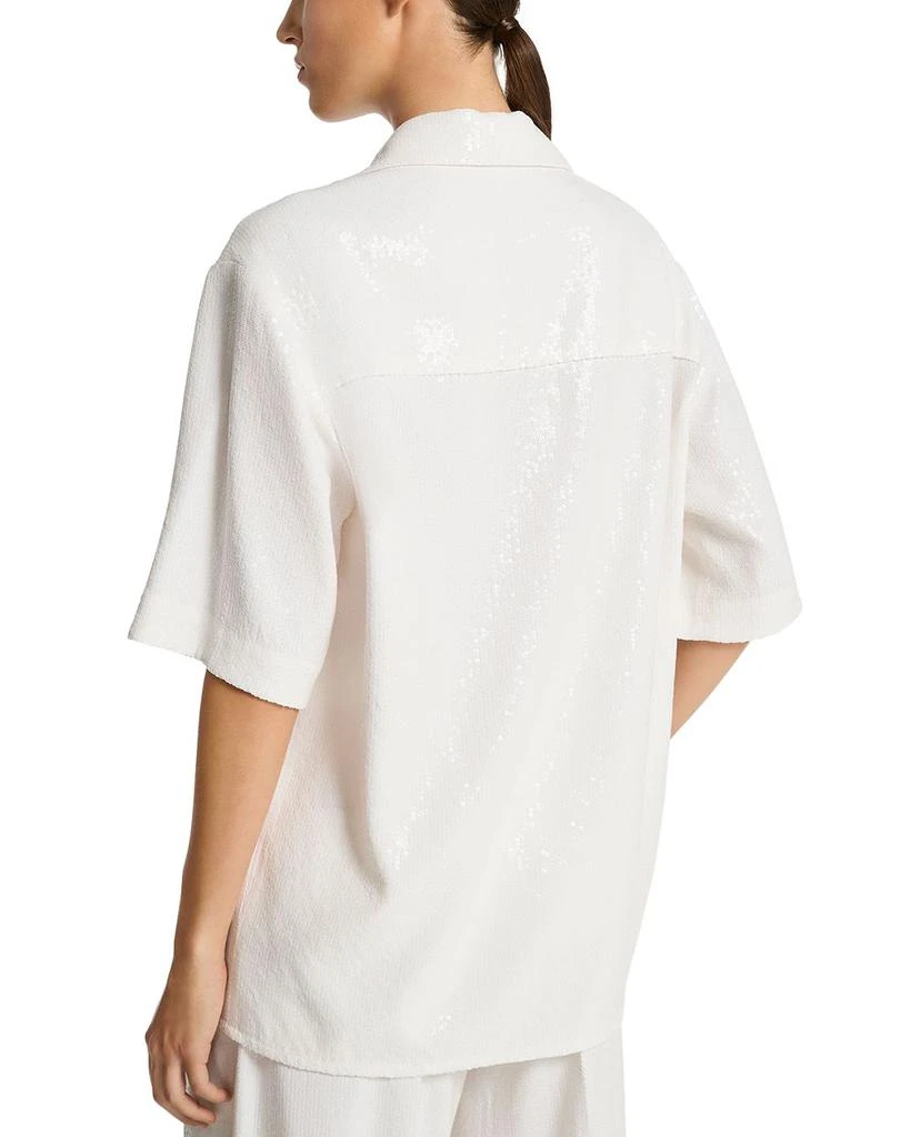 Michael Kors Sequin Button Up Shirt 3