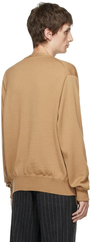 BED J.W. FORD Beige Wool Buttoned Cardigan 3