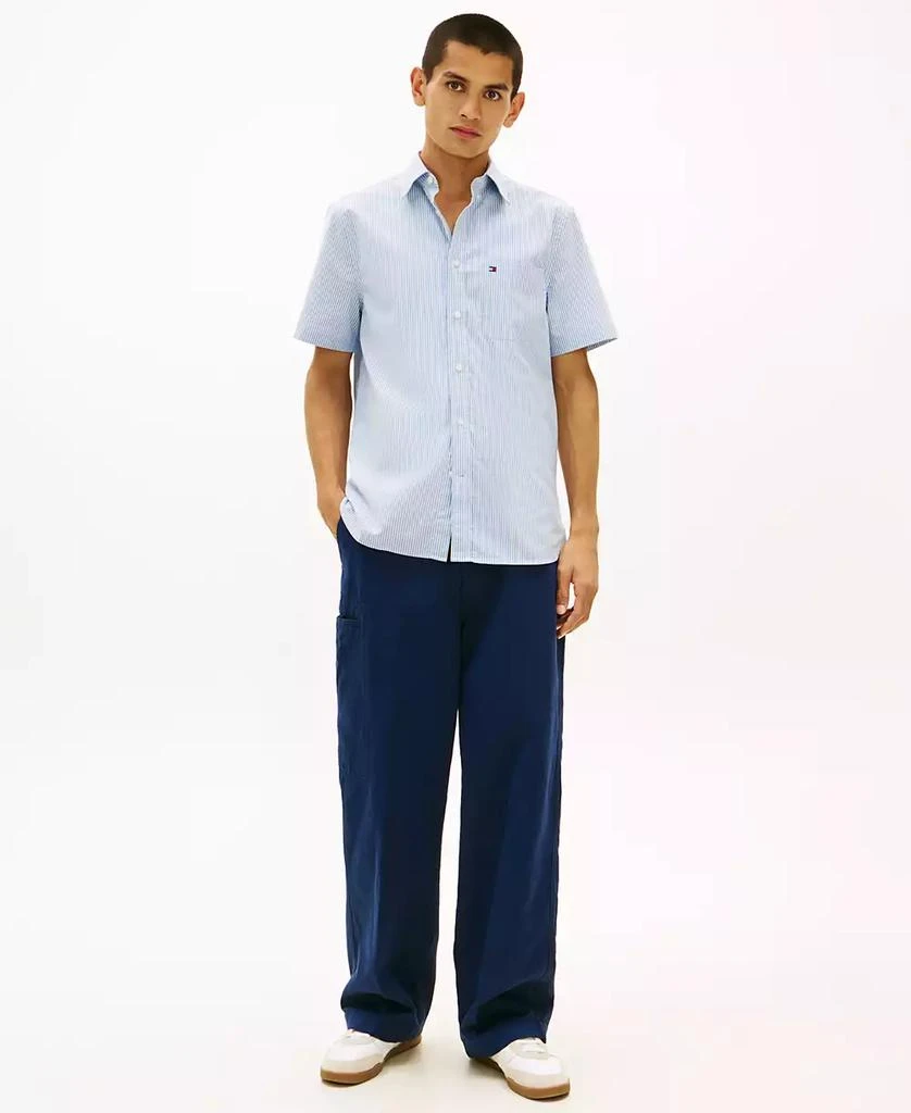 tommy hilfiger dress shirts men Slim Fit Non-Iron Dress Shirt (Men)